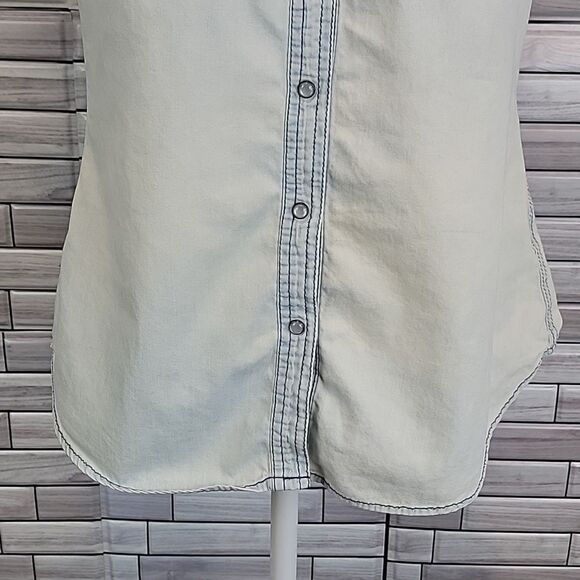 Ali Kris sleeveless pocket denim short Size S - Picture 3 of 10